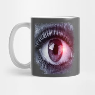Eye - Hypnotic fantasy reflection cyber punk Mug